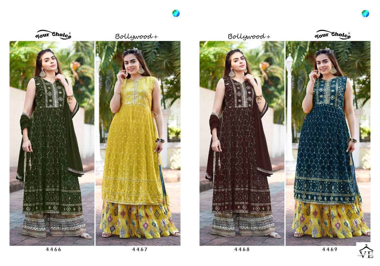 Your Choice Bollywood+ Blooming Georgette Wholesale Designer Salwar Suit Catalog — Wholesale Salwar Suits, MPA wholesale from Surat — view 5