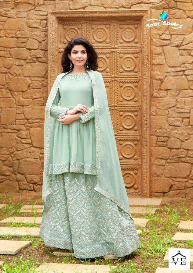 Your Choice Celebo Pure Georgette Wholesale Designer Salwar Suit Catalog — Wholesale Salwar Suits, MPA wholesale from Surat - Gallery Image 2