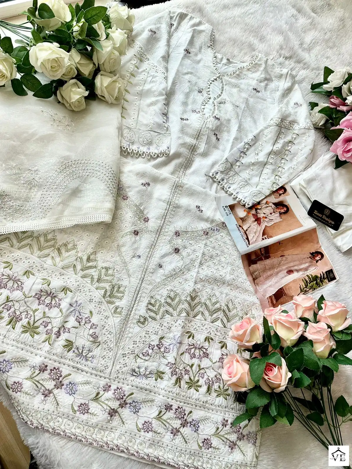 Ziaaz 316 Rayon Wholesale Pakistani Suit — Wholesale Salwar Suits, MPA wholesale from Surat - Gallery Image 2