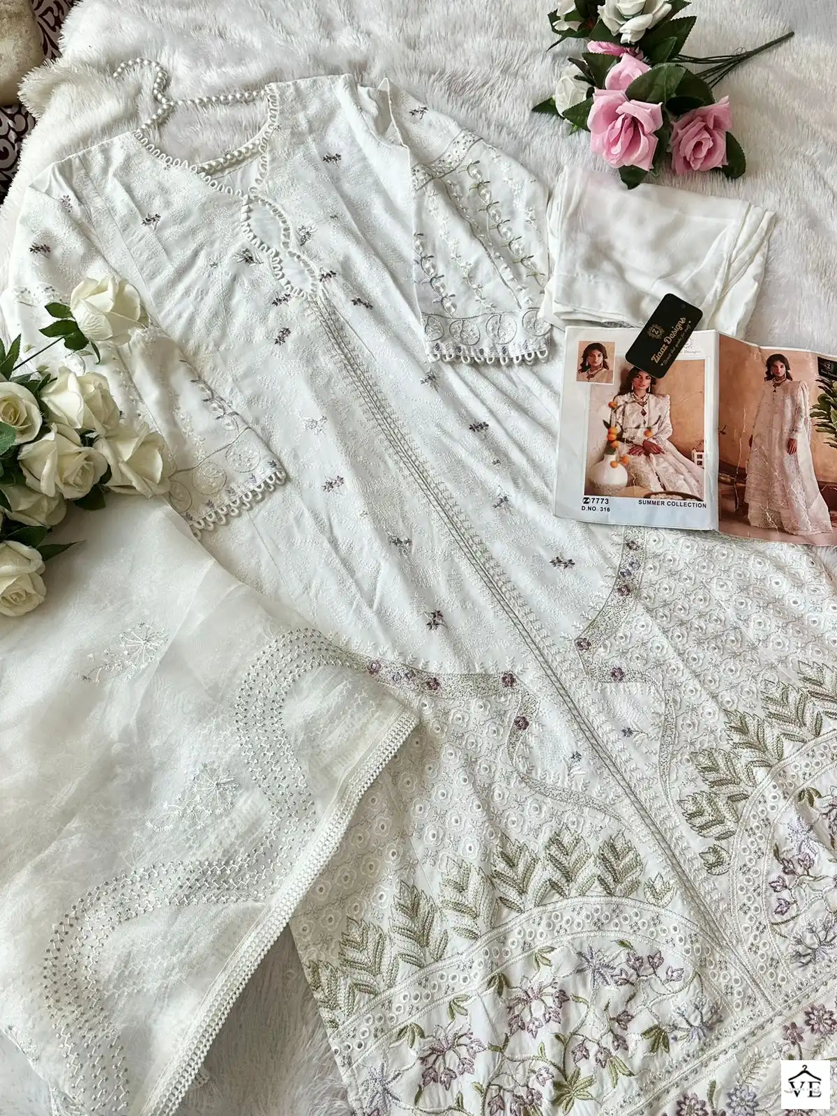 Ziaaz 316 Rayon Wholesale Pakistani Suit — Wholesale Salwar Suits, MPA wholesale from Surat - Gallery Image 3