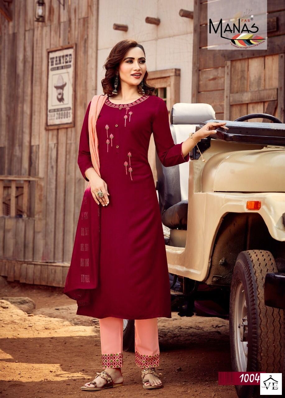 Manas Glory Rayon 14 Wholesale Readymade Salwar Suit Catalog — Wholesale Salwar Suits, MPA wholesale from Surat - Gallery Image 6