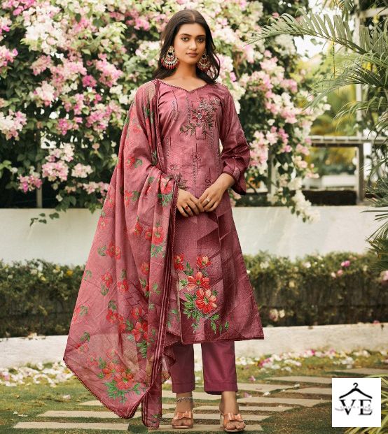 Azara Mussaret Vol 22 Pure Camric Cotton Wholesale Salwar Suit Catalog — Wholesale Salwar Suits, MPA wholesale from Surat - Gallery Image 4