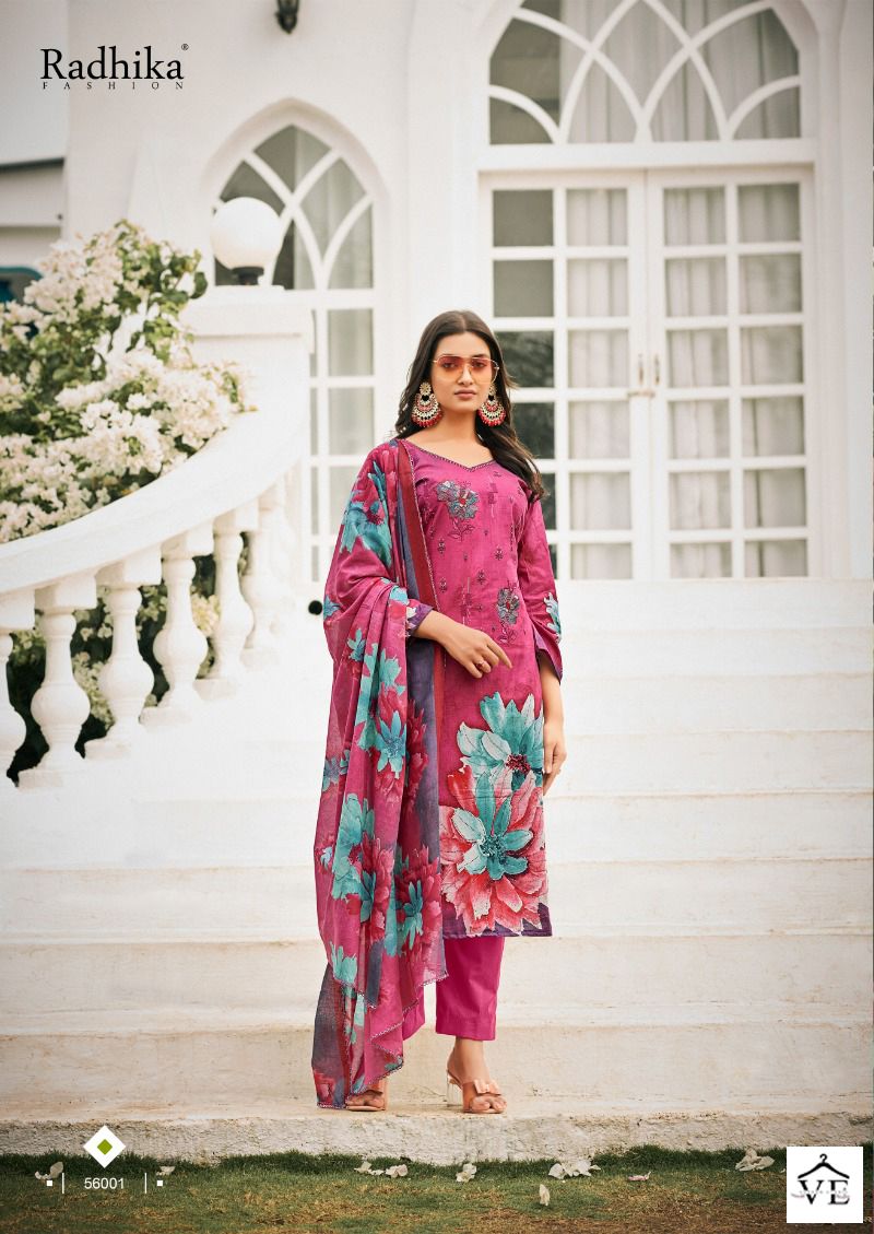 Azara Mussaret Vol 22 Pure Camric Cotton Wholesale Salwar Suit Catalog — Wholesale Salwar Suits, MPA wholesale from Surat - Gallery Image 6