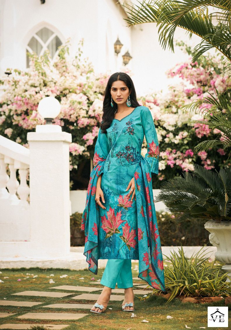 Azara Mussaret Vol 22 Pure Camric Cotton Wholesale Salwar Suit Catalog — Wholesale Salwar Suits, MPA wholesale from Surat - Gallery Image 8