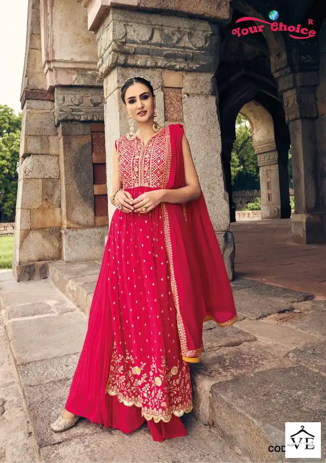 Your Choice Nayka Blooming Georgette Wholesale Readymade Designer Salwar Suit Catalog — Wholesale Salwar Suits, MPA wholesale from Surat - Gallery Image 4