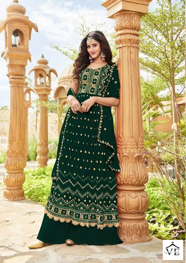 Your Choice Nayra Gold Blooming Georgette Wholesale Readymade Designer Salwar Suit Catalog — Wholesale Salwar Suits, MPA wholesale from Surat - Gallery Image 4