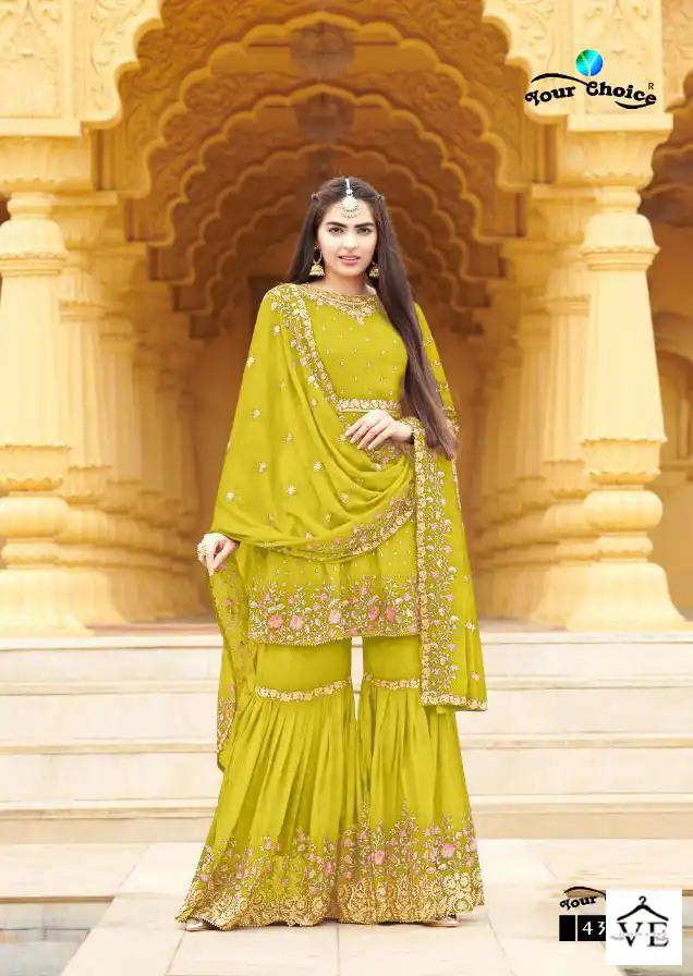 Your Choice Zaraa 12 Blooming Georgette Wholesale Designer Salwar Suit Catalog — Wholesale Salwar Suits, MPA wholesale from Surat - Gallery Image 4