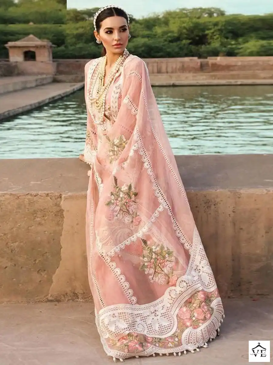 Dinsaa 196 Abcde Cambric Cotton Wholesale Pakistani Salwar Suit Catalog — Wholesale Salwar Suits, MPA wholesale from Surat — view 1