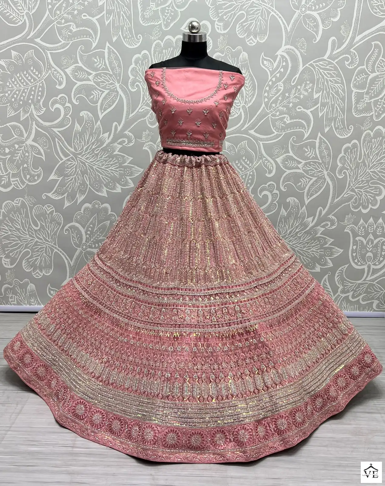 Anjani Art 2468A To 2468C Heavy Net Wholesale Lehenga Catalog — Wholesale Lehenga, MPA wholesale from Surat - Gallery Image 11