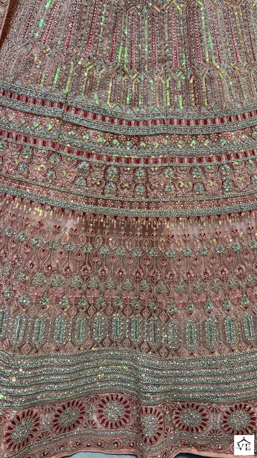 Anjani Art 2468A To 2468C Heavy Net Wholesale Lehenga Catalog — Wholesale Lehenga, MPA wholesale from Surat - Gallery Image 7