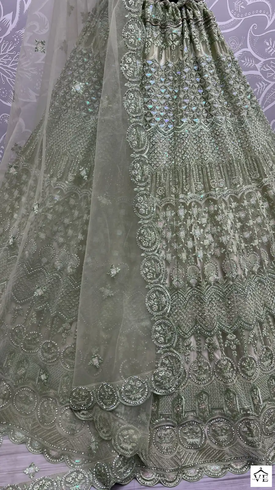 Anjani Art 2469A To 2469D Heavy Net Wholesale Lehenga Catalog — Wholesale Lehenga, MPA wholesale from Surat - Gallery Image 12