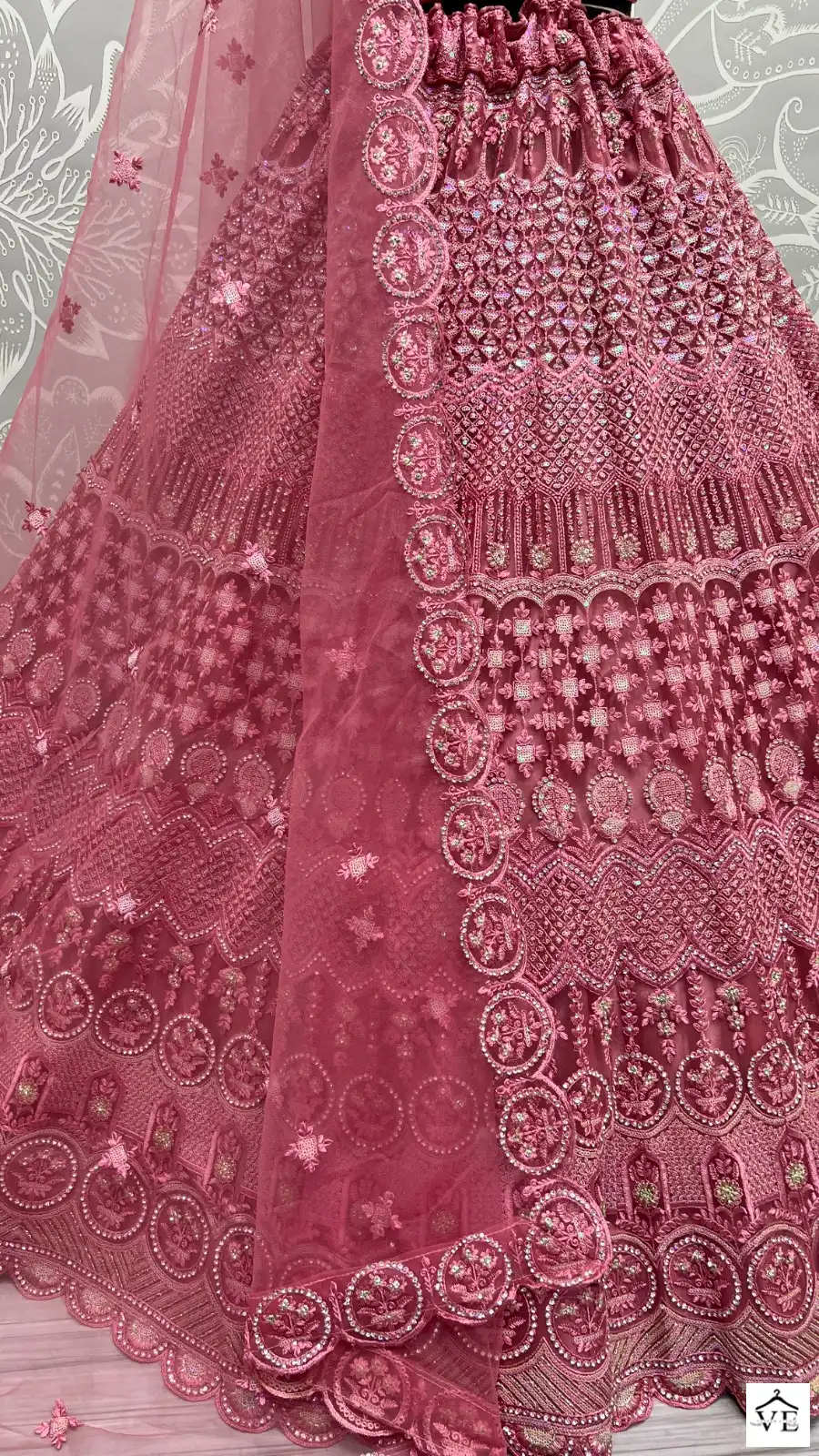 Anjani Art 2469A To 2469D Heavy Net Wholesale Lehenga Catalog — Wholesale Lehenga, MPA wholesale from Surat - Gallery Image 15