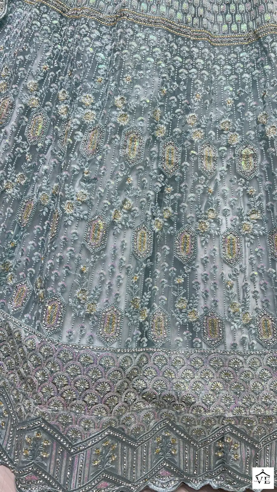 Anjani Art 2470A To 2470C Heavy Net Wholesale Lehenga Catalog — Wholesale Lehenga, MPA wholesale from Surat - Gallery Image 11