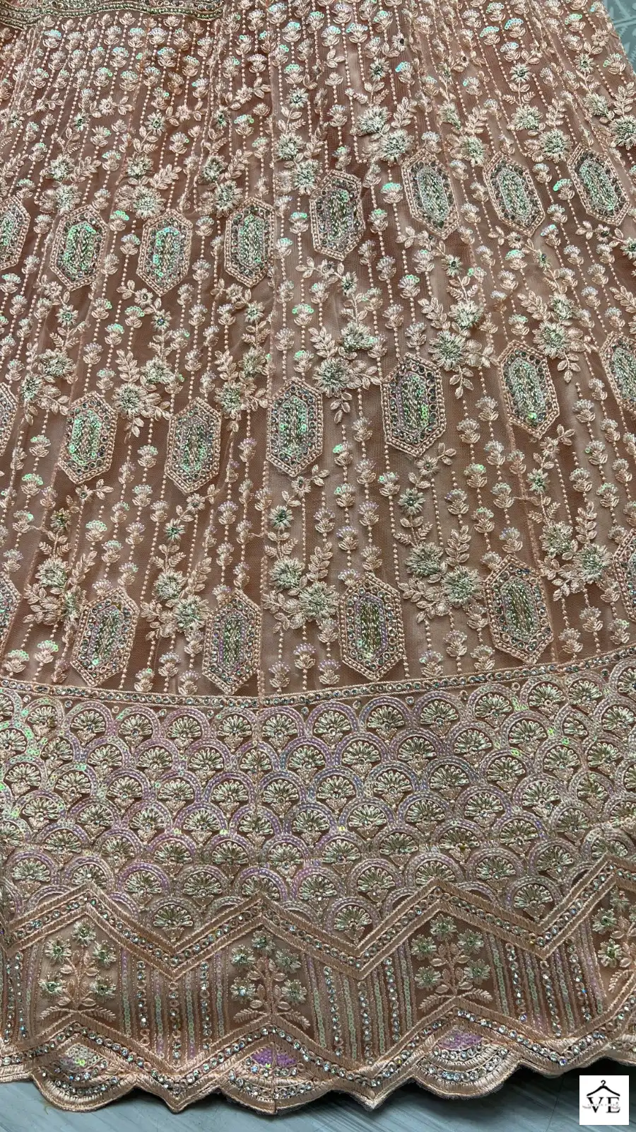 Anjani Art 2470A To 2470C Heavy Net Wholesale Lehenga Catalog — Wholesale Lehenga, MPA wholesale from Surat - Gallery Image 9
