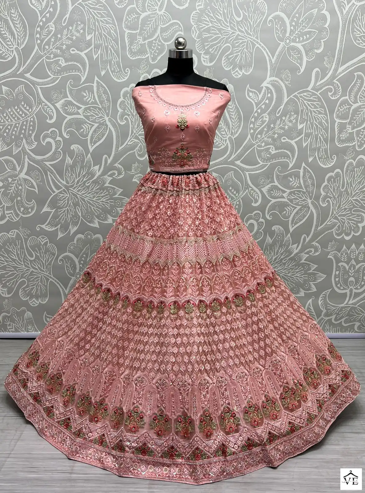 Anjani Art 2471A To 2471C Heavy Net Wholesale Lehenga Catalog — Wholesale Lehenga, MPA wholesale from Surat - Gallery Image 2