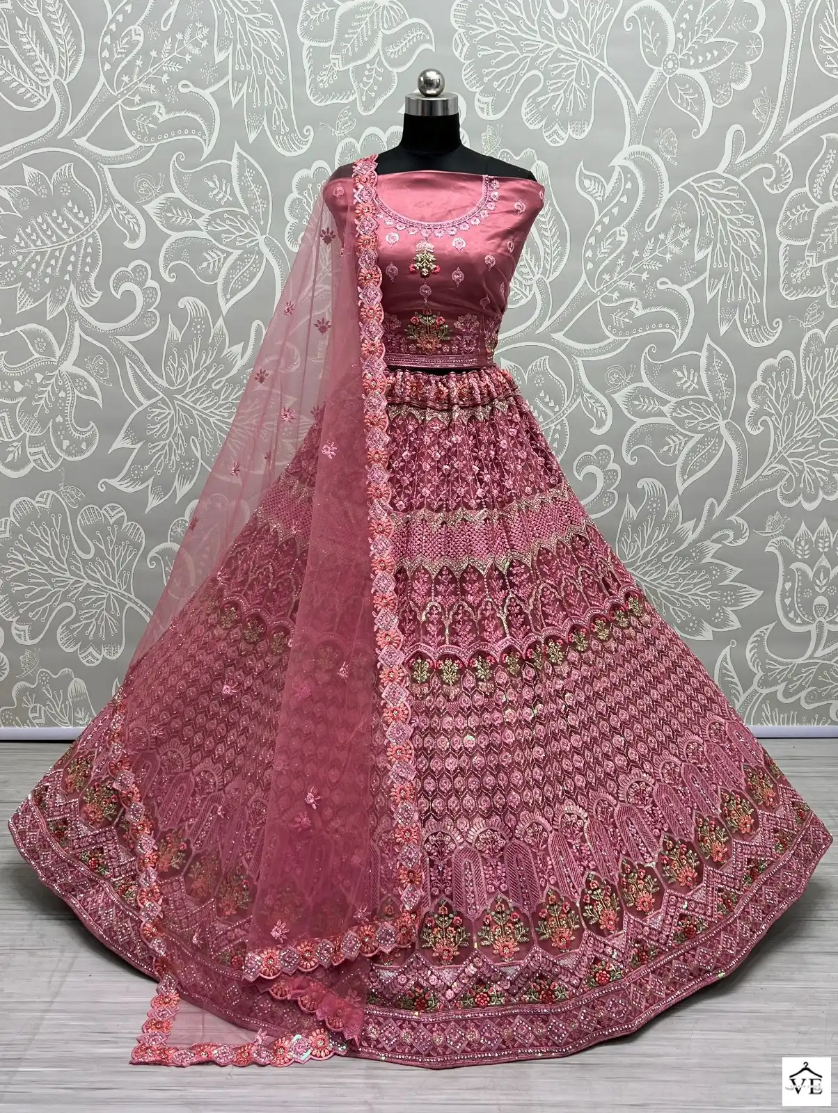 Anjani Art 2471A To 2471C Heavy Net Wholesale Lehenga Catalog — Wholesale Lehenga, MPA wholesale from Surat - Gallery Image 5