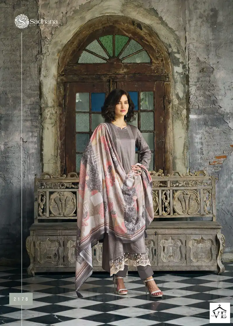 Sadhana Sufiyana Jam Silk Wholesale Designer Salwar Suit Catalog — Wholesale Salwar Suits, MPA wholesale from Surat - Gallery Image 4