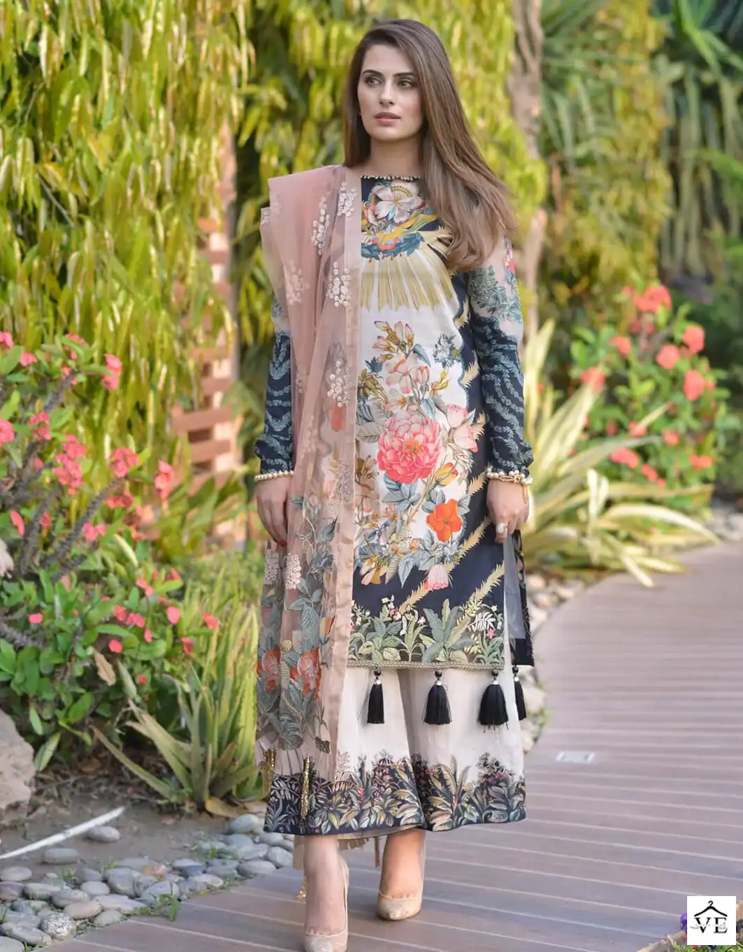 Fepic 43010 Cambric Cotton Wholesale Pakistani Salwar Suit Catalog — Wholesale Salwar Suits, MPA wholesale from Surat — view 1