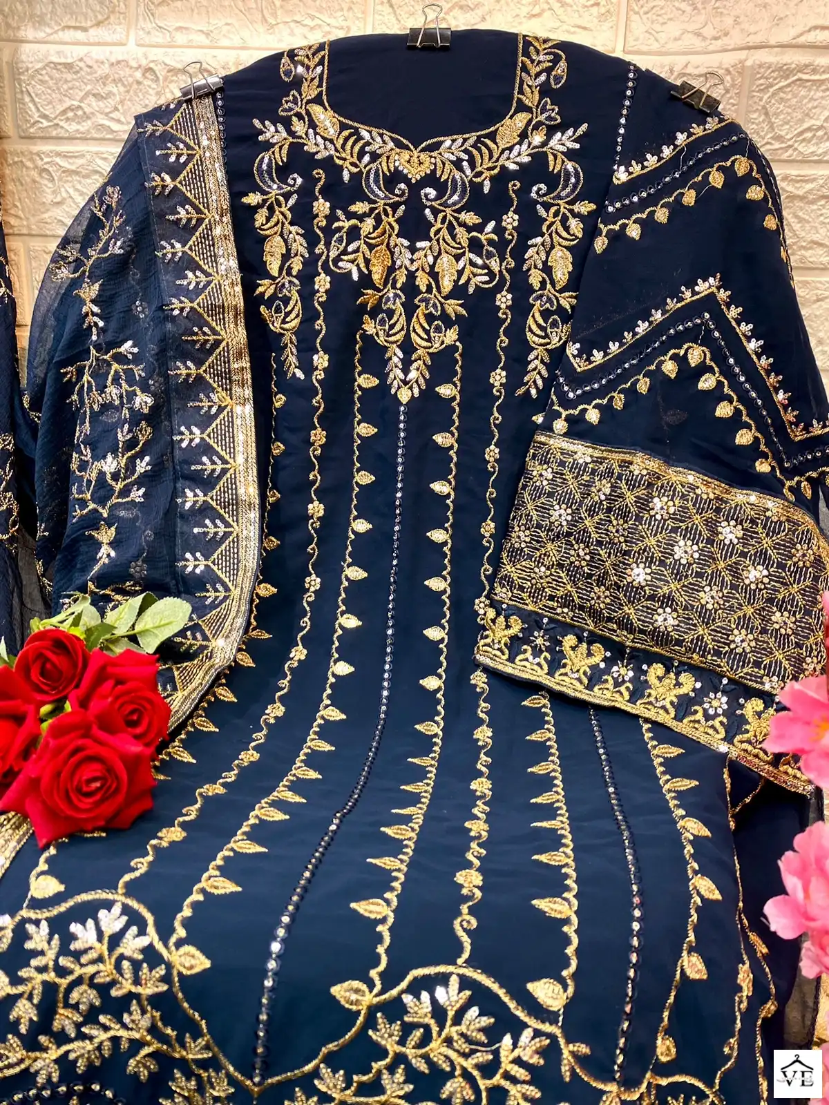 Vardan Ethnic A 67 Faux Georgette Wholesale Pakistani Salwar Suit Catalog — Wholesale Salwar Suits, MPA wholesale from Surat - Gallery Image 2
