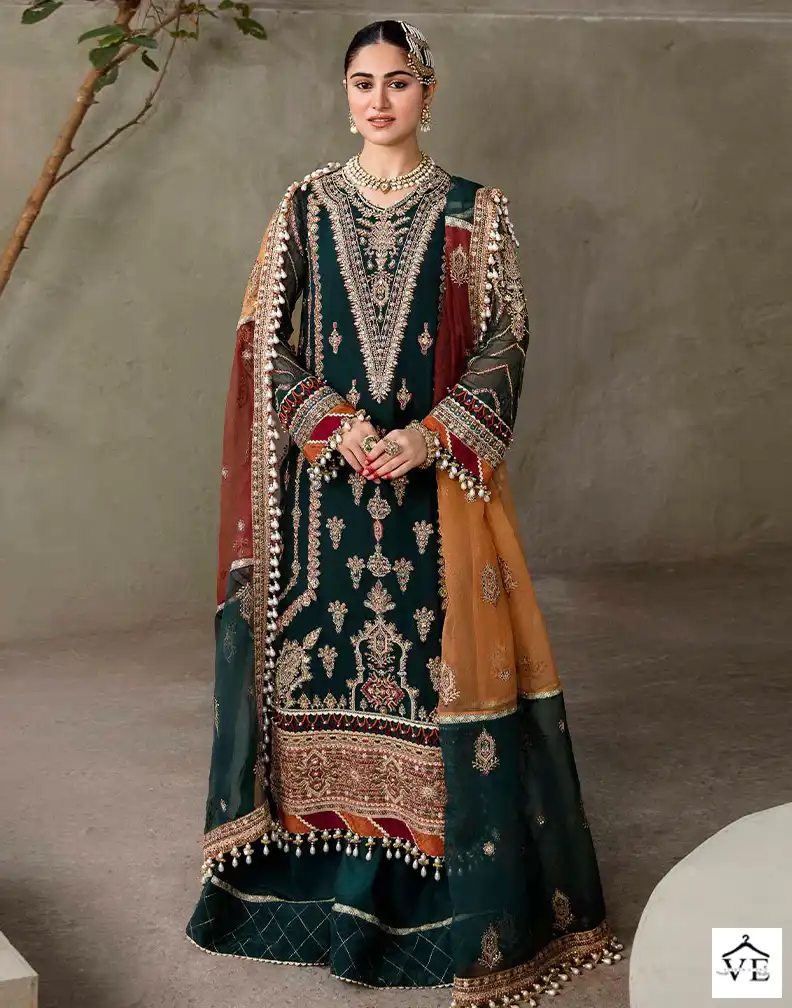 Zaha Aaeesha 10112 Georgette Wholesale Pakistani Salwar Suit Catalog — Wholesale Salwar Suits, MPA wholesale from Surat — view 1
