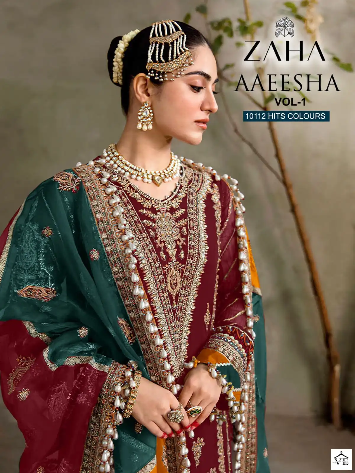 Zaha Aaeesha 10112 Georgette Wholesale Pakistani Salwar Suit Catalog — Wholesale Salwar Suits, MPA wholesale from Surat - Gallery Image 7