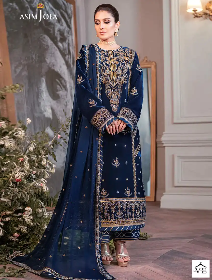 Zaha Aaeesha 10115 Georgette Wholesale Pakistani Salwar Suit Catalog — Wholesale Salwar Suits, MPA wholesale from Surat — view 1