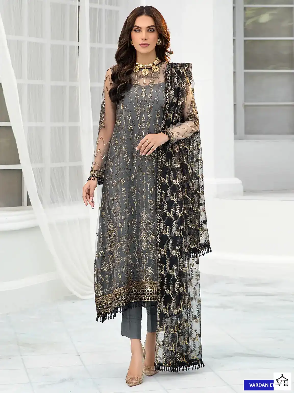 Zaha Aaeesha Vol 2 Georgette Wholesale Pakistani Salwar Suit Catalog — Wholesale Salwar Suits, MPA wholesale from Surat — view 1