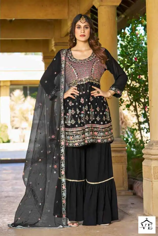 Al_Khushbu Aaiba Vol 1 Georgette Wholesale Readymade Pakistani Salwar Suit Catalog — Wholesale Salwar Suits, MPA wholesale from Surat - Gallery Image 2