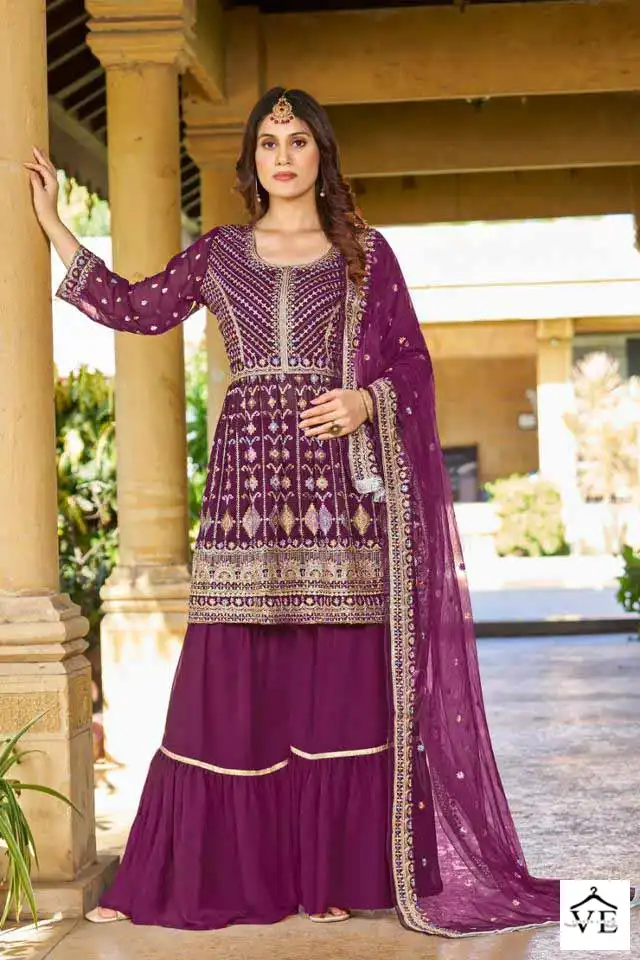 Al_Khushbu Aaiba Vol 1 Georgette Wholesale Readymade Pakistani Salwar Suit Catalog — Wholesale Salwar Suits, MPA wholesale from Surat - Gallery Image 3