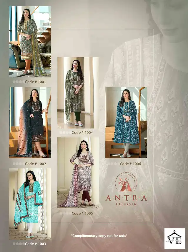Antra Aaradhya Muslin Wholesale Readymade Salwar Suit Catalog — Wholesale Salwar Suits, MPA wholesale from Surat — view 7