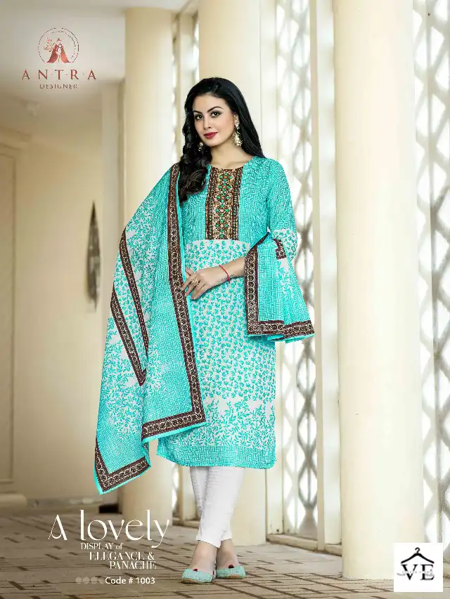 Antra Aaradhya Muslin Wholesale Readymade Salwar Suit Catalog — Wholesale Salwar Suits, MPA wholesale from Surat - Gallery Image 4