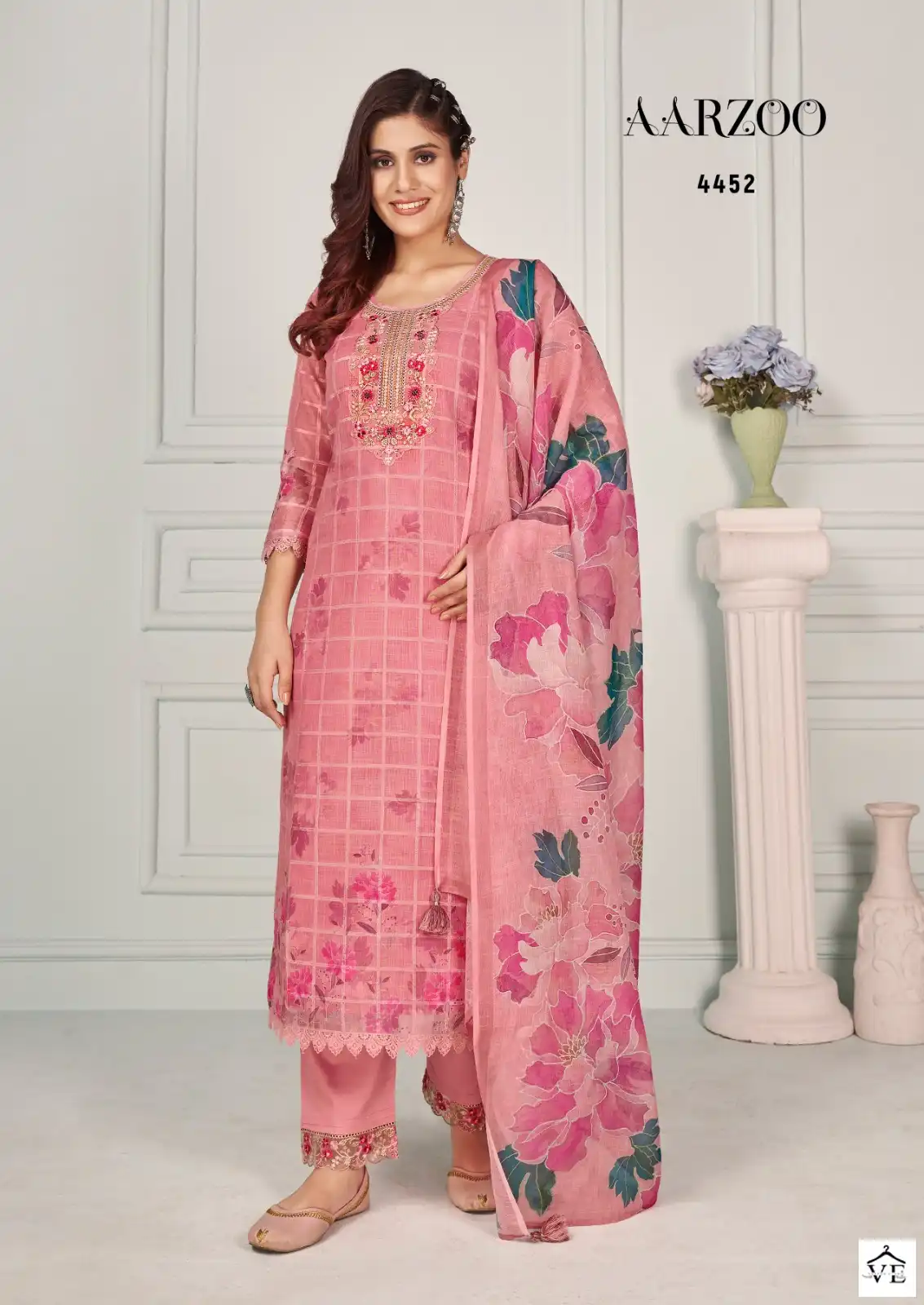 Rangoon Aarzoo Cotton Lilen Wholesale Readymade Salwar Suit Catalog — Wholesale Salwar Suits, MPA wholesale from Surat - Gallery Image 2