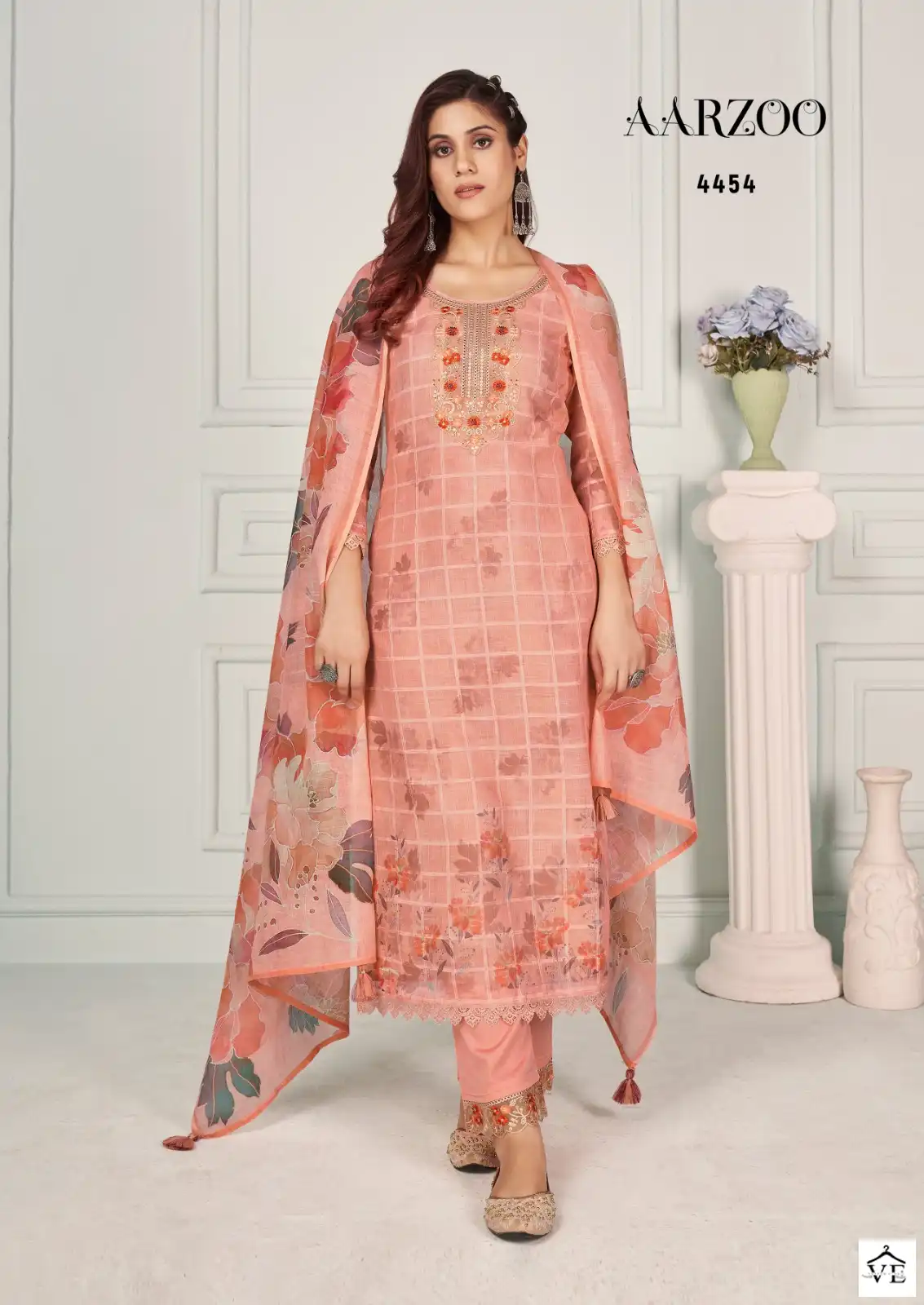 Rangoon Aarzoo Cotton Lilen Wholesale Readymade Salwar Suit Catalog — Wholesale Salwar Suits, MPA wholesale from Surat - Gallery Image 4