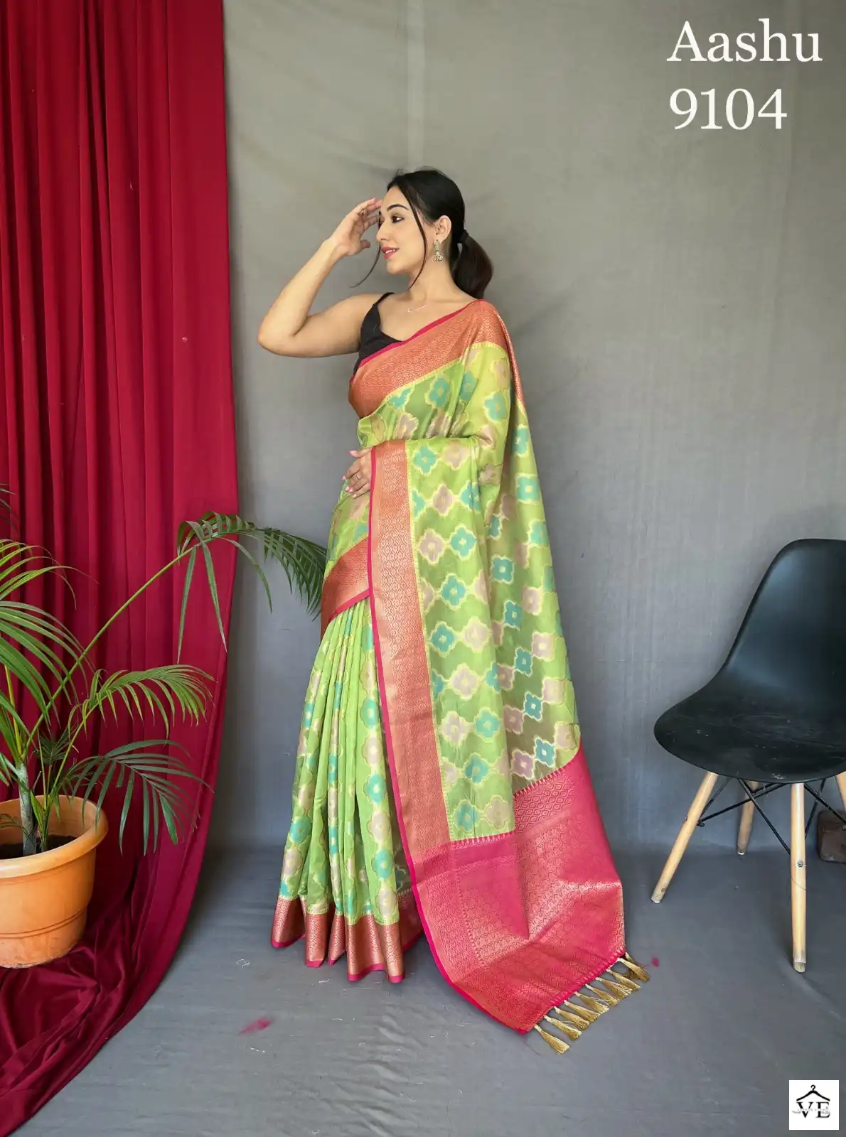 Vardan Ethnic Aashu Tissue Silk Wholesale Sarees Catalog — Wholesale Sarees, MPA wholesale from Surat — view 6