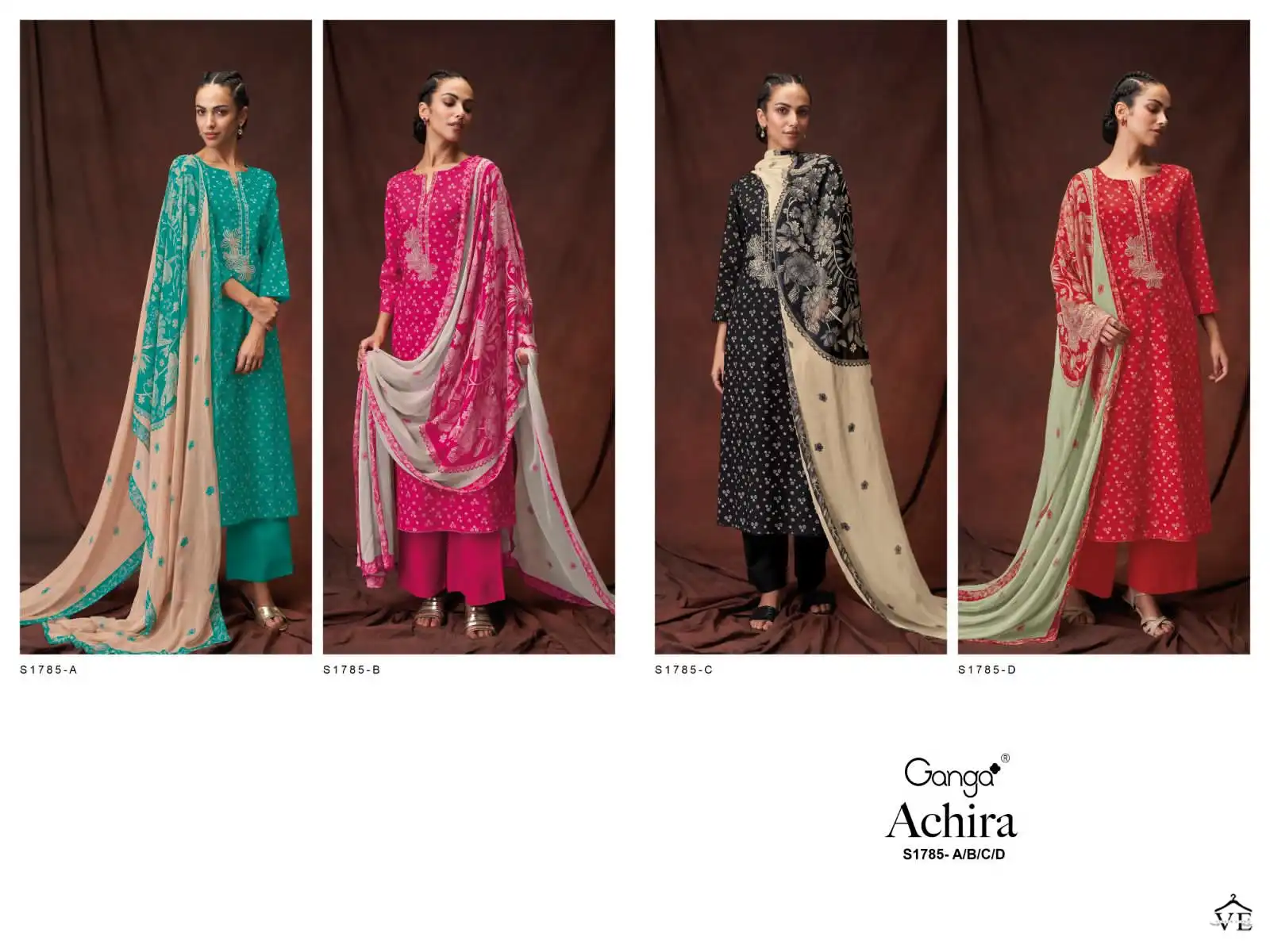 Ganga Achira 1785 Premium Cotton Wholesale Designer Salwar Suit Catalog — Wholesale Salwar Suits, MPA wholesale from Surat — view 5