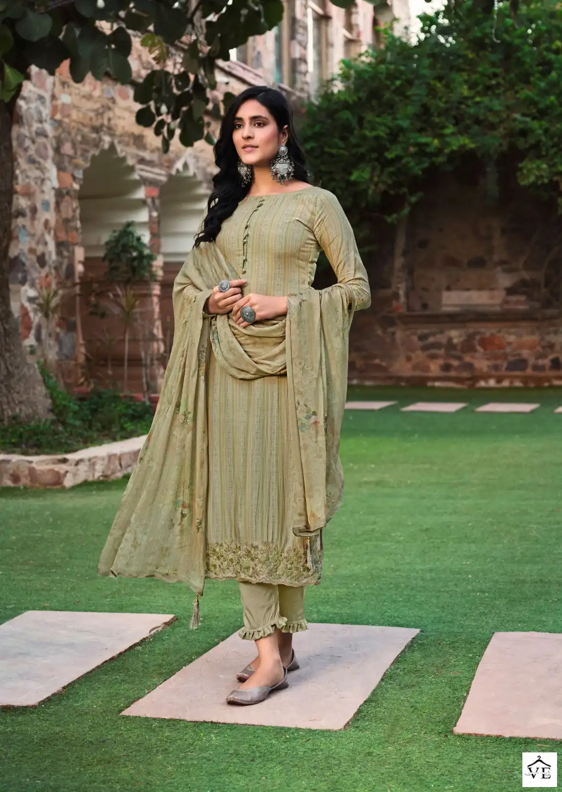 Bela Adah Butter Muslin Silk Wholesale Designer Salwar Suit Catalog — Wholesale Salwar Suits, MPA wholesale from Surat - Gallery Image 6