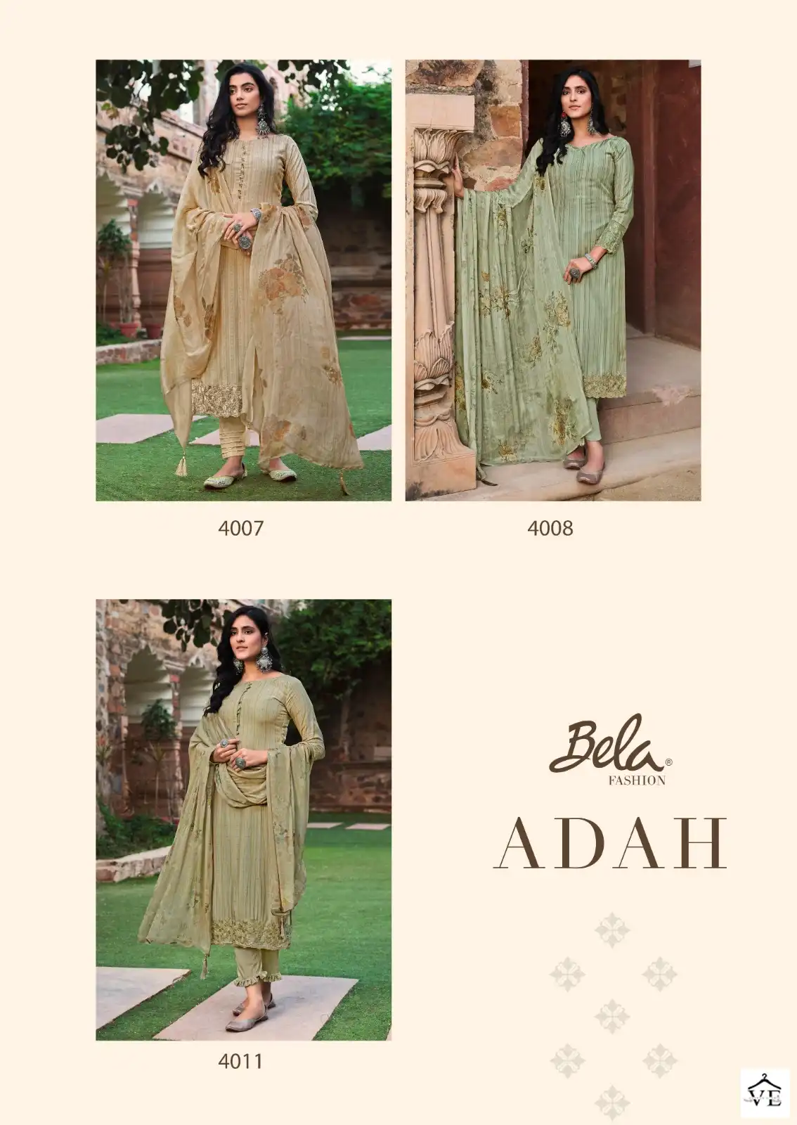 Bela Adah Butter Muslin Silk Wholesale Designer Salwar Suit Catalog — Wholesale Salwar Suits, MPA wholesale from Surat — view 9