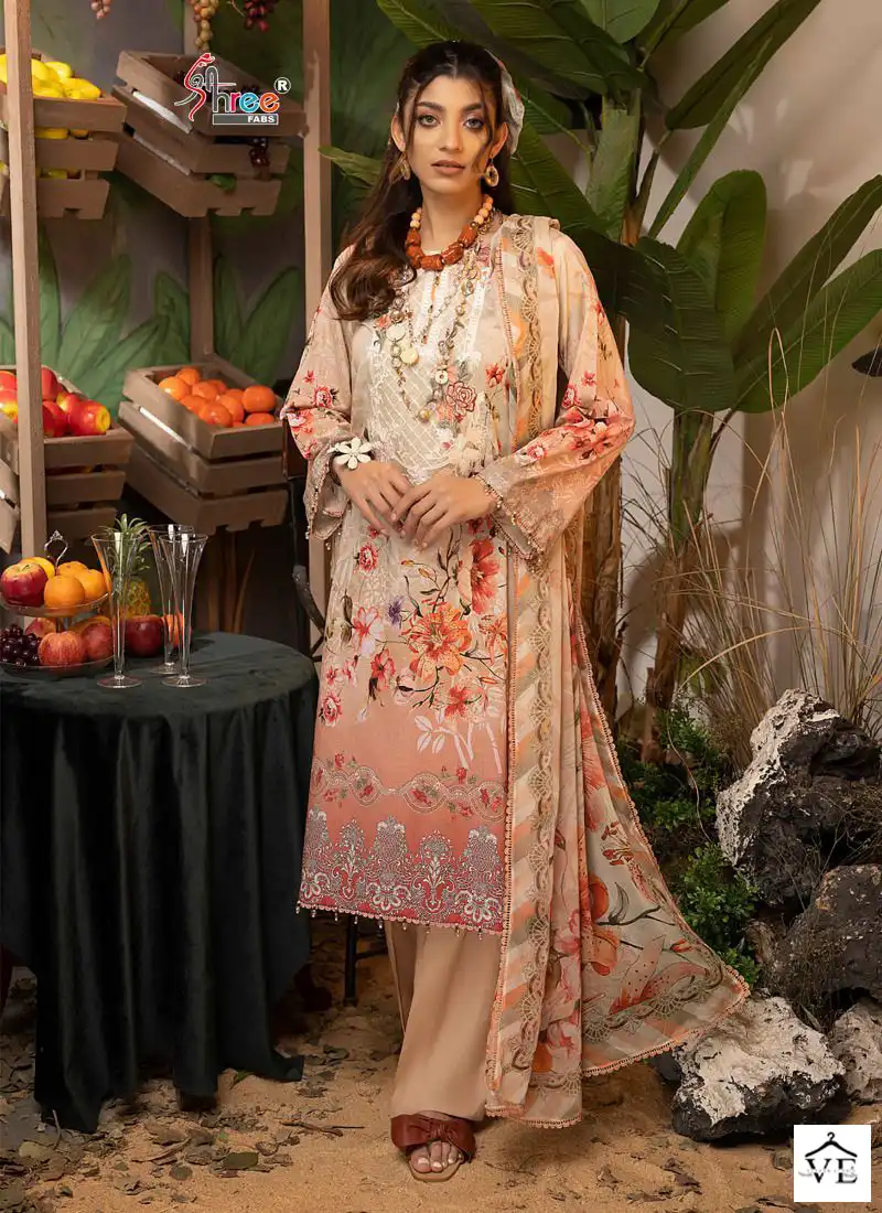 Shree Fabs Adan Libaas Summer Fantasy Pure Cotton Wholesale Pakistani Salwar Suit Catalog — Wholesale Salwar Suits, MPA wholesale from Surat - Gallery Image 3