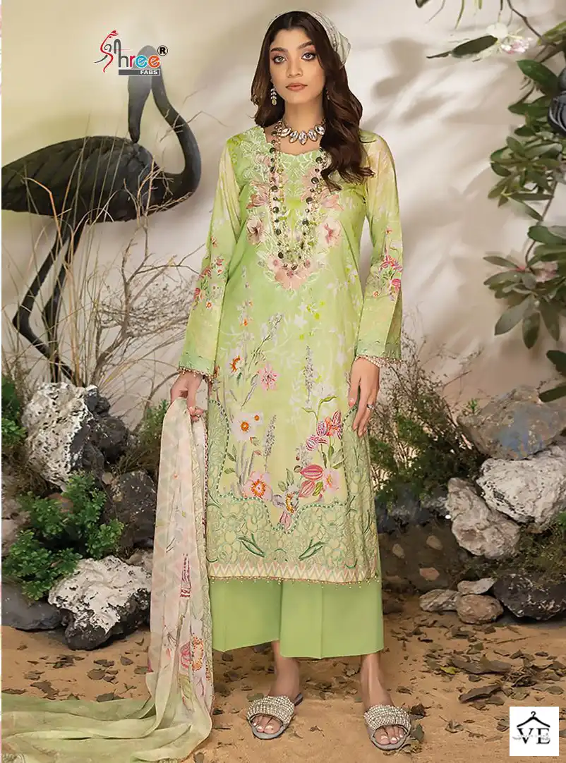 Shree Fabs Adan Libaas Summer Fantasy Pure Cotton Wholesale Pakistani Salwar Suit Catalog — Wholesale Salwar Suits, MPA wholesale from Surat — view 1