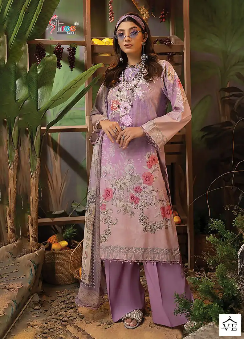 Shree Fabs Adan Libaas Summer Fantasy Pure Cotton Wholesale Pakistani Salwar Suit Catalog — Wholesale Salwar Suits, MPA wholesale from Surat - Gallery Image 4