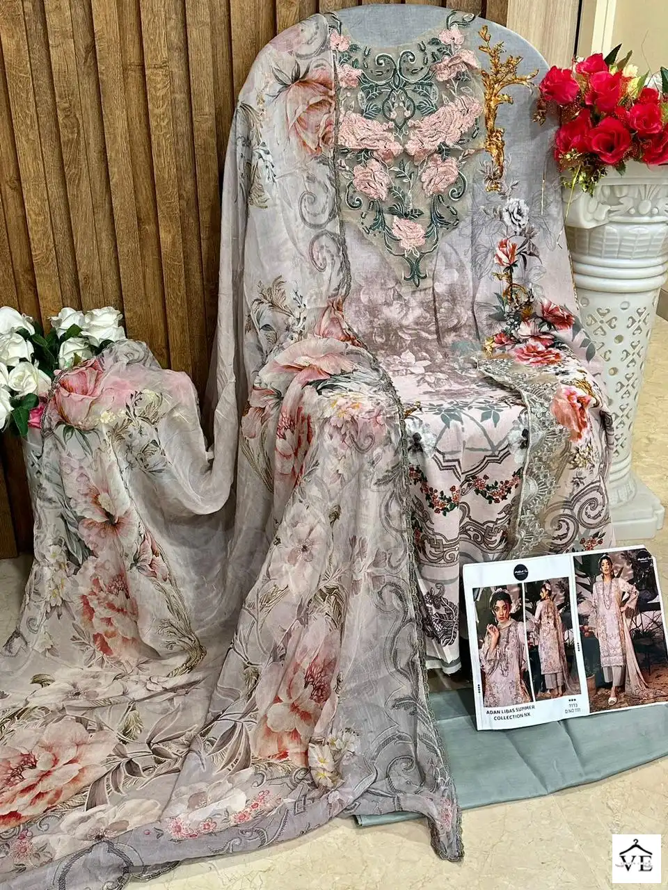 Mehboob Tex Adan Libaas Summer Nx Cotton Wholesale Pakistani Salwar Suit Catalog — Wholesale Salwar Suits, MPA wholesale from Surat - Gallery Image 6