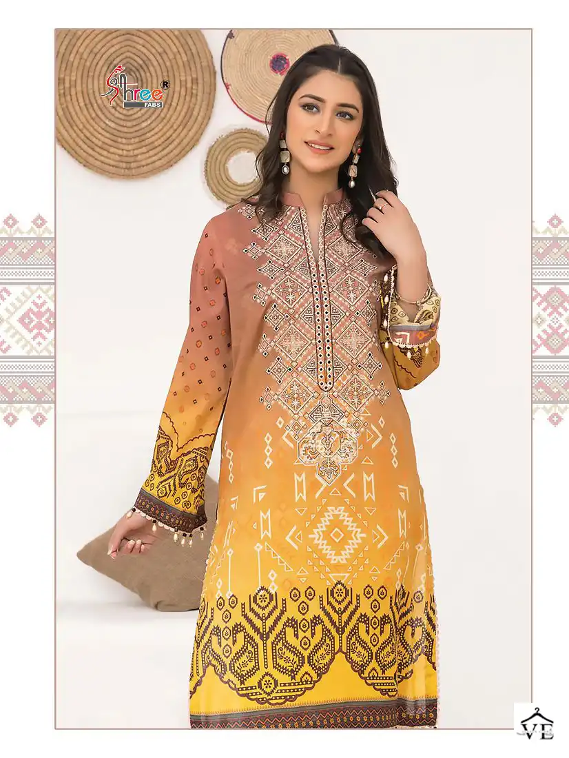 Shree Fabs Adan Libas Chunri Collection Cotton Wholesale Pakistani Salwar Suit Catalog — Wholesale Salwar Suits, MPA wholesale from Surat - Gallery Image 6