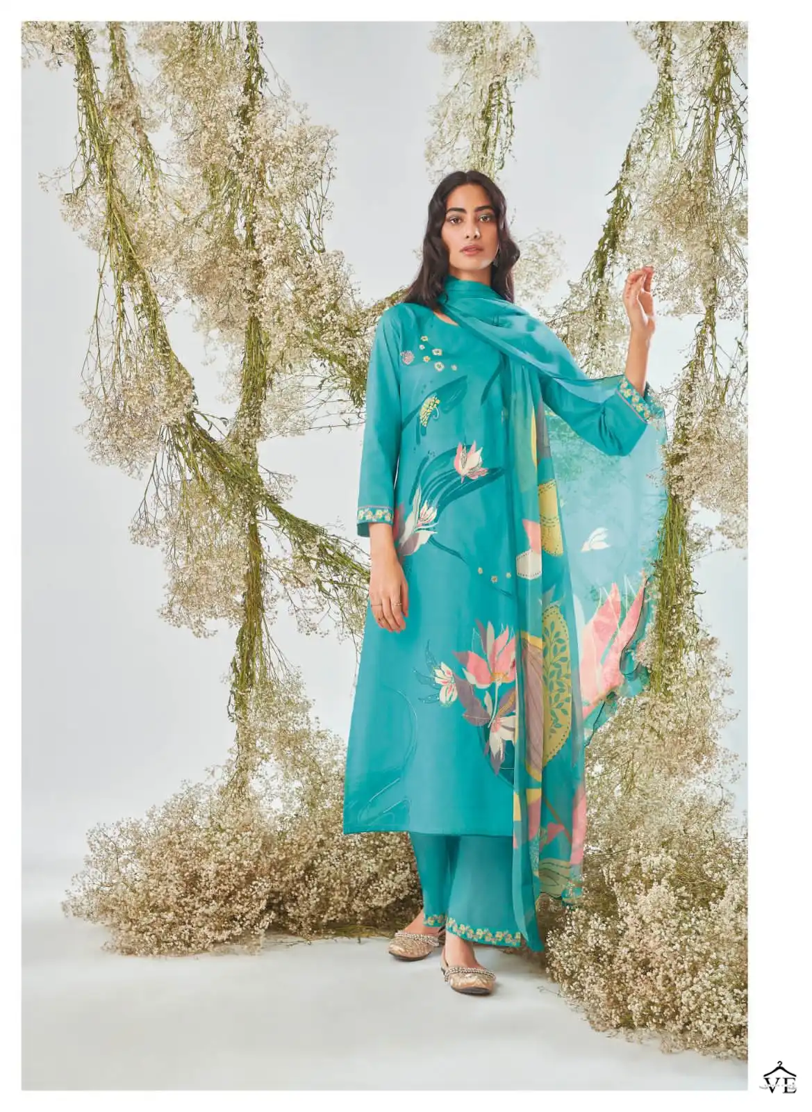 Ganga Adelia Premium Cotton Wholesale Salwar Suit Catalog — Wholesale Salwar Suits, MPA wholesale from Surat - Gallery Image 3