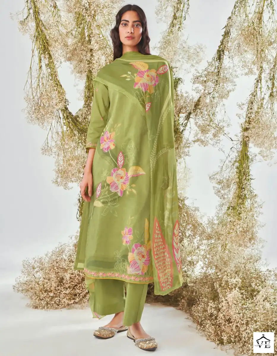 Ganga Adelia Premium Cotton Wholesale Salwar Suit Catalog — Wholesale Salwar Suits, MPA wholesale from Surat — view 1