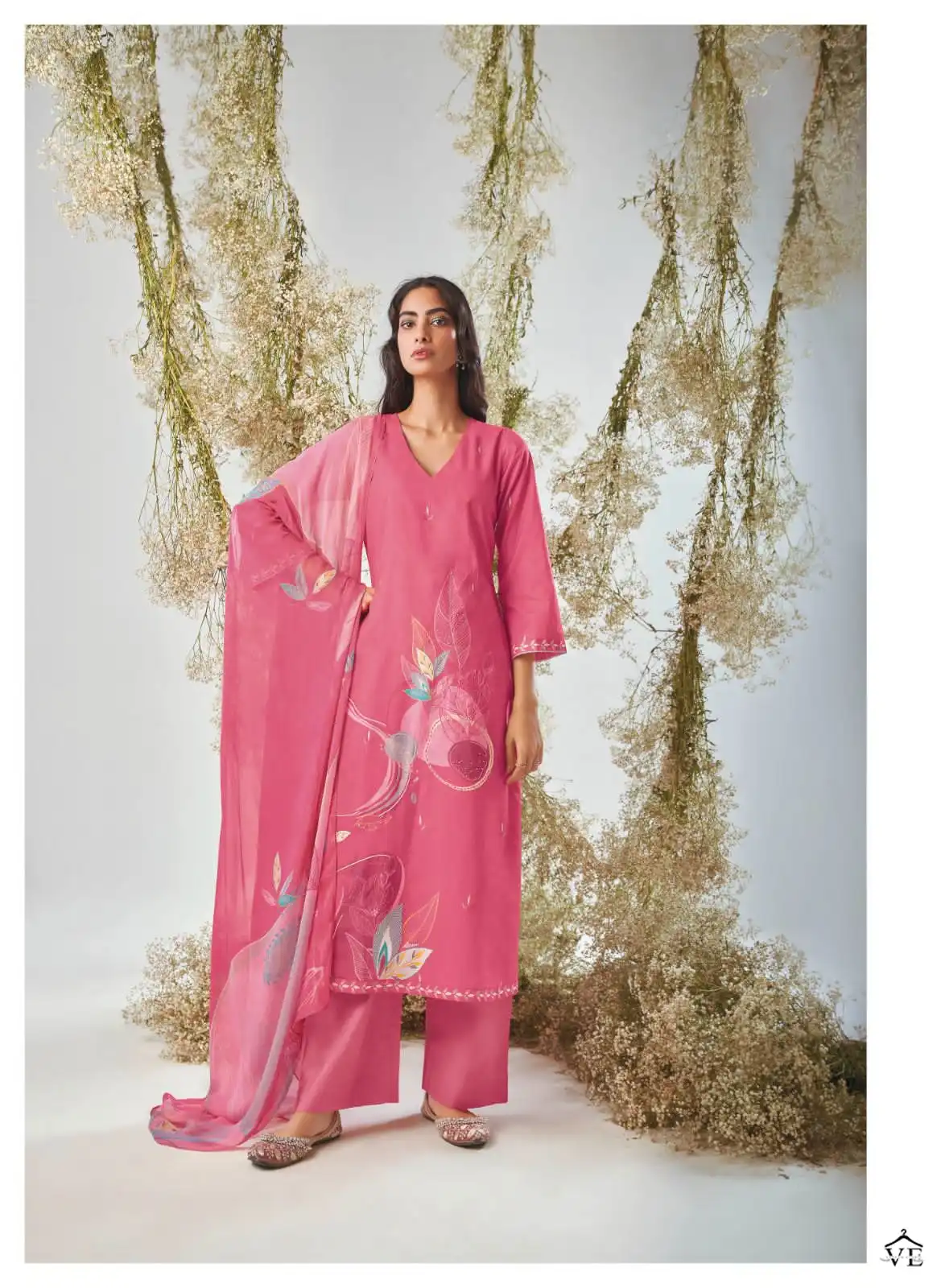 Ganga Adelia Premium Cotton Wholesale Salwar Suit Catalog — Wholesale Salwar Suits, MPA wholesale from Surat - Gallery Image 5