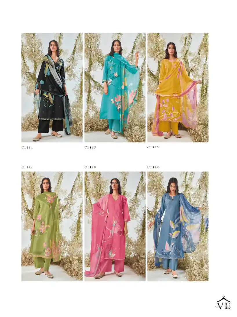 Ganga Adelia Premium Cotton Wholesale Salwar Suit Catalog — Wholesale Salwar Suits, MPA wholesale from Surat — view 7