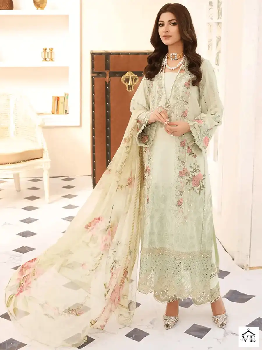 Vardan Ethnic Af 83 Pure Cambric Cotton Wholesale Pakistani Salwar Suit Catalog — Wholesale Salwar Suits, MPA wholesale from Surat — view 1
