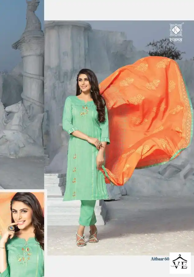 Kiana Aitbaar Vol 6 Heavy Rayon Wholesale Readymade Salwar Suit Catalog — Wholesale Salwar Suits, MPA wholesale from Surat - Gallery Image 2