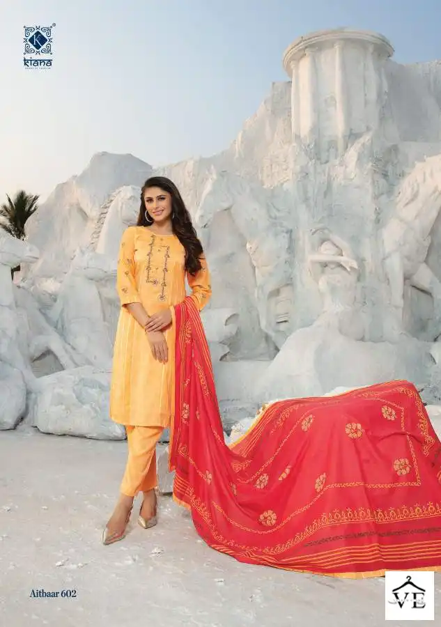 Kiana Aitbaar Vol 6 Heavy Rayon Wholesale Readymade Salwar Suit Catalog — Wholesale Salwar Suits, MPA wholesale from Surat - Gallery Image 4