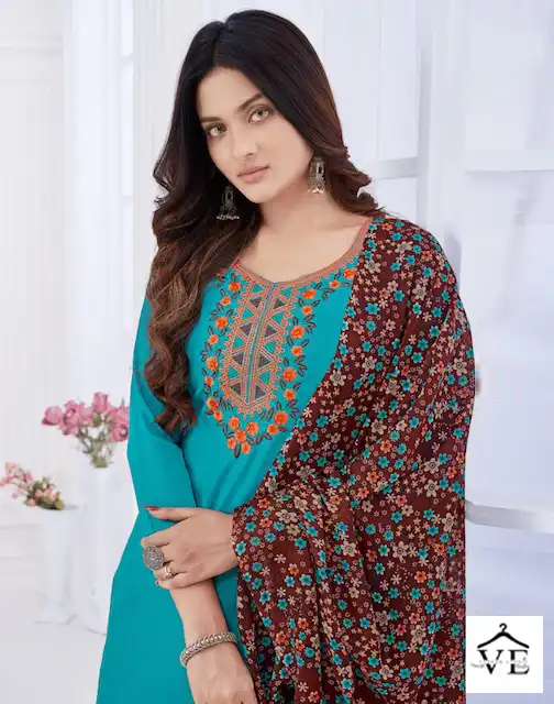 Al Karam Diamond Vol 4 Pure Soft Cotton Wholesale Salwar Suit Catalog — Wholesale Salwar Suits, Alkaram wholesale from Surat — view 1
